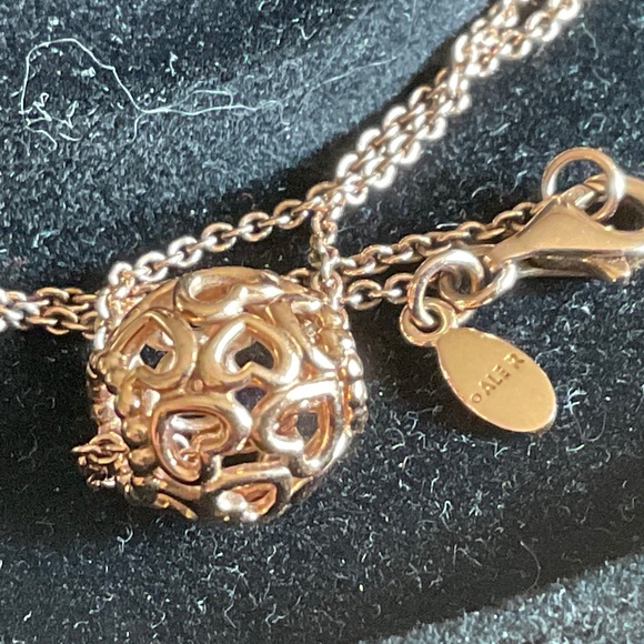 Pandora rose gold necklace ball of hearts - Picture 3 of 5